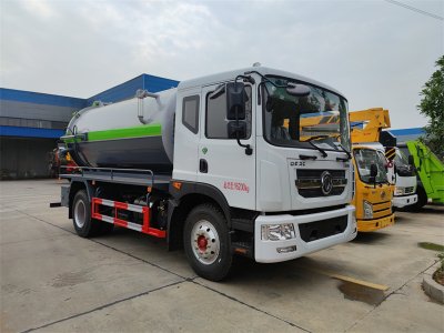 抽吸運(yùn)輸污水淤泥、糞便、沼液罐式車(chē)，國(guó)六排放吸污車(chē)抽吸快、適用面廣